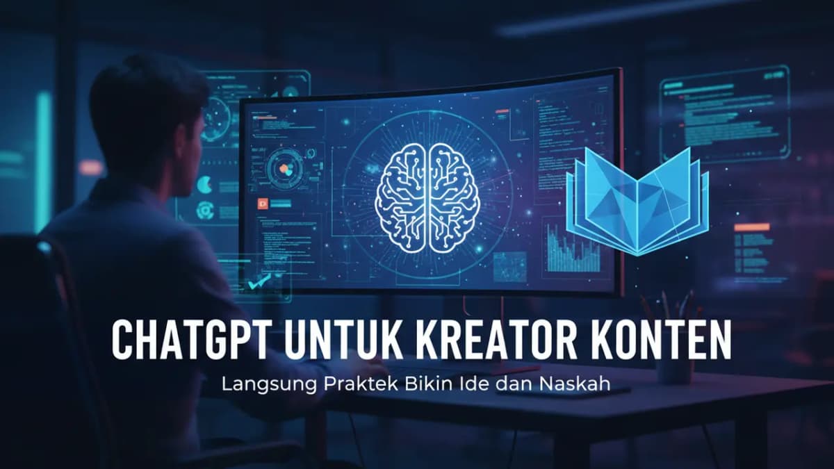 ChatGPT untuk Kreator Konten: Langsung Praktek Bikin Ide dan Naskah