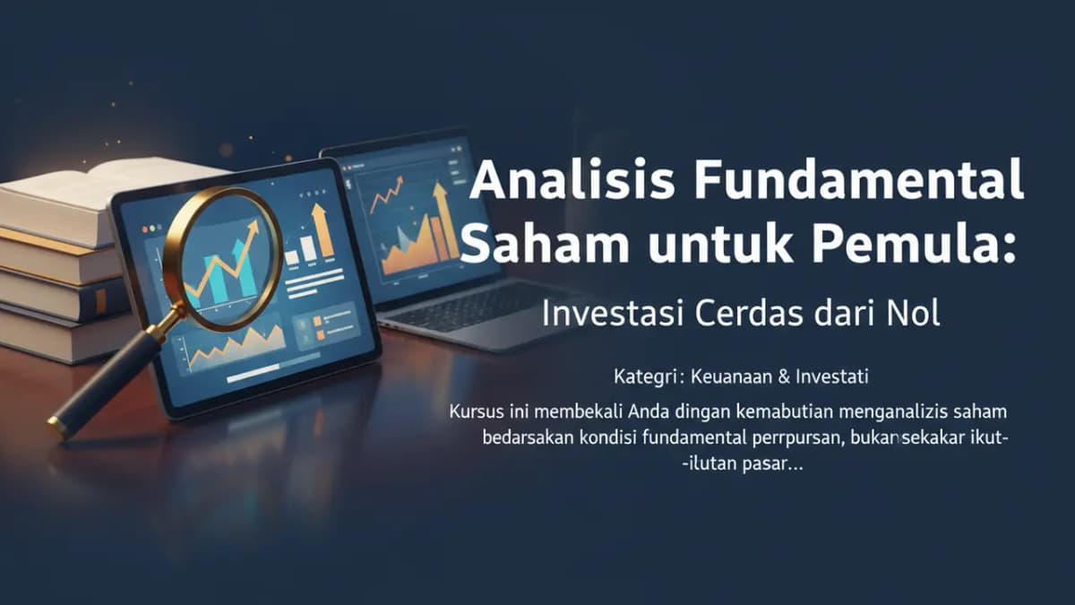 Analisis Fundamental Saham untuk Pemula: Investasi Cerdas dari Nol