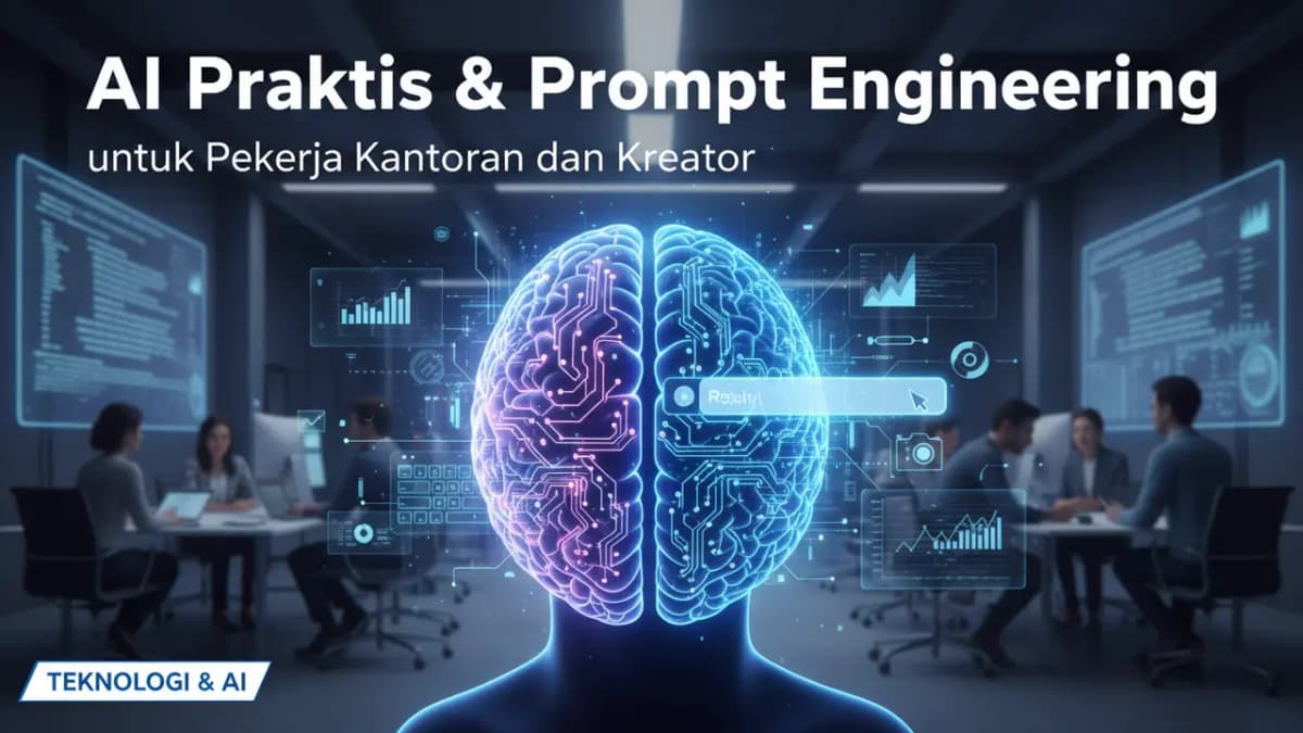AI Praktis & Prompt Engineering untuk Pekerja Kantoran dan Kreator