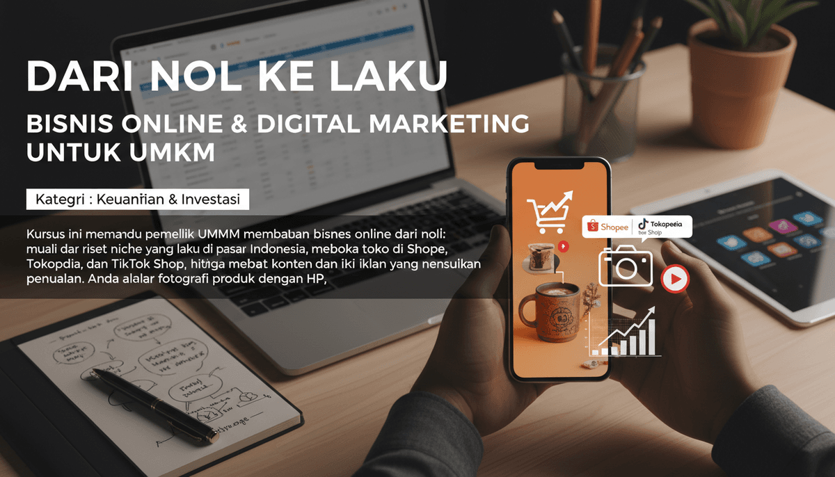 Dari Nol ke Laku: Bisnis Online & Digital Marketing untuk UMKM